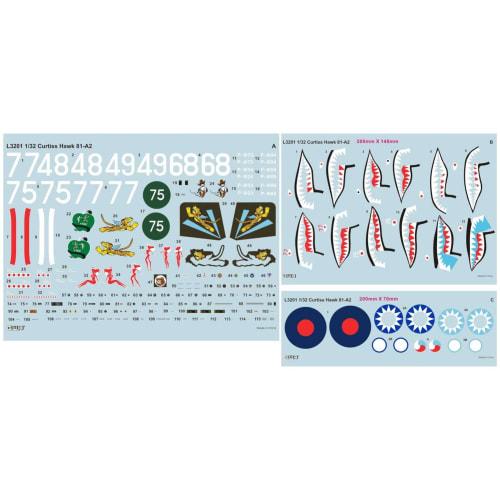 Great Wall Hobby 1/32 AVG Hawk 81A-2 Flying Tigers Plastic Model L3201 Molded Color