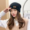 Korean Loose Big Head Circumference Pile of Hats Versatile Wool Hats for Women In Autumn and Winter Warm Ear Protection Knitted Hats Cold Hat Trend