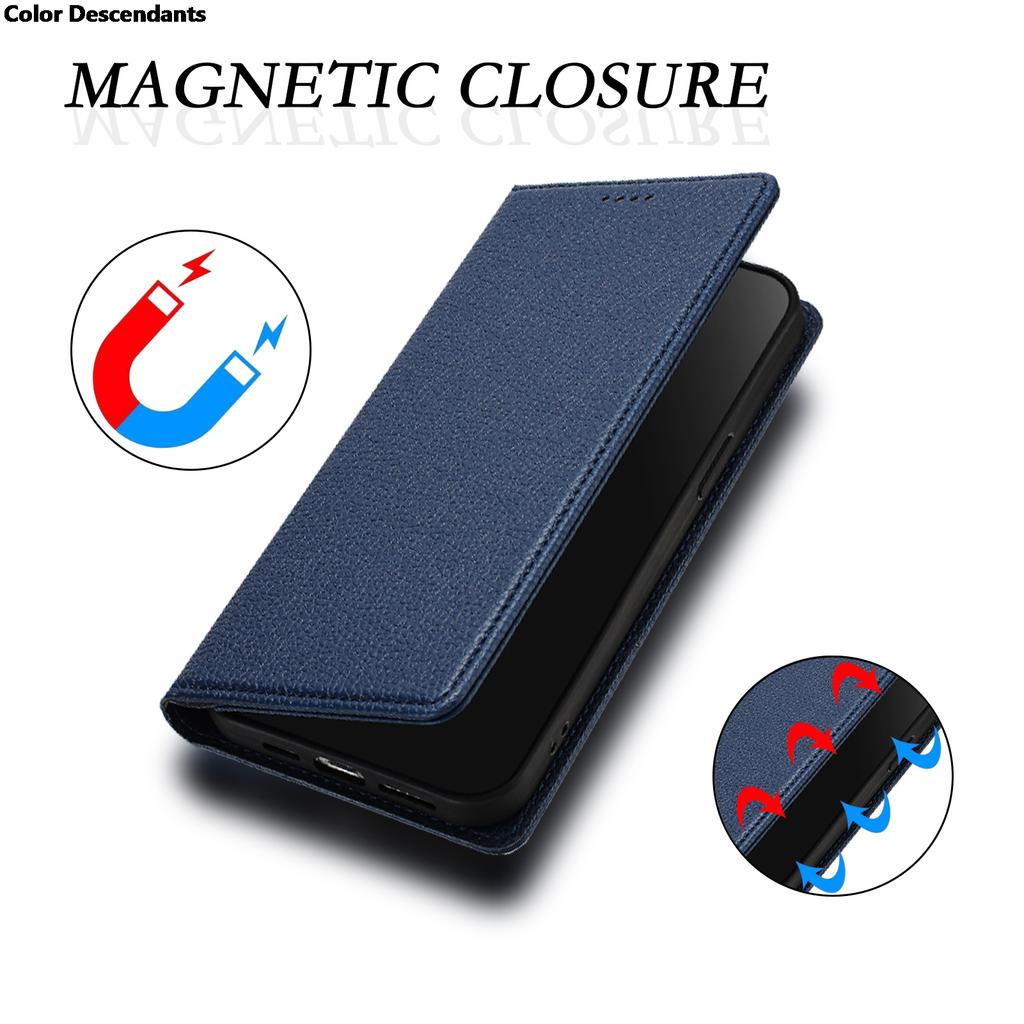 Magnetic Flip Phone Case for VIVO Y400 Y500 X300I X200S V60 Y76 Y31 Y39 V50 LITE S30 iQOO Z9X Leather Book Case with Card Slots
