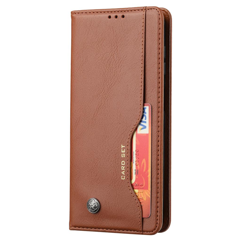 For Samsung Galaxy A34 5G Outer Card Slot PU Leather Case Full Protection Magnetic Auto-absorbed Wallet Stand Phone Cover