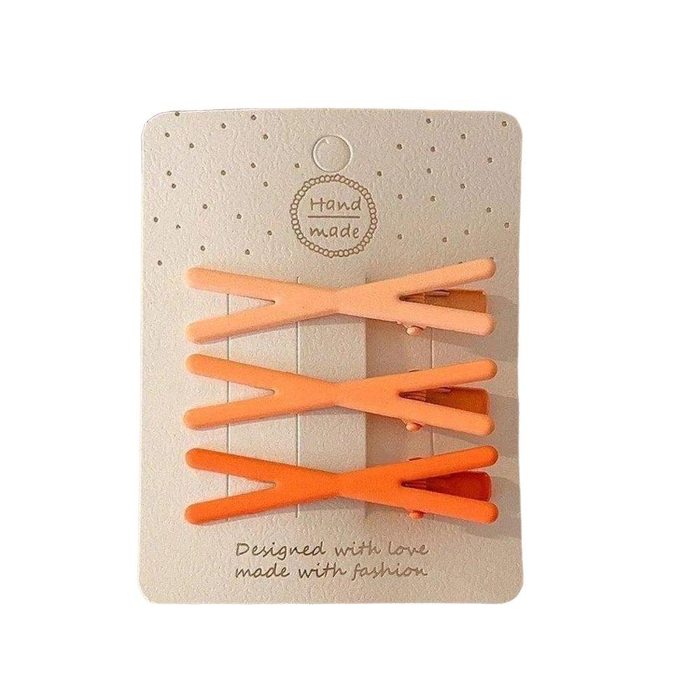 3Pc/Set Cross Hair Clips Geometry Duck Beak Clip Fashion Bang Clip  Hair Styling