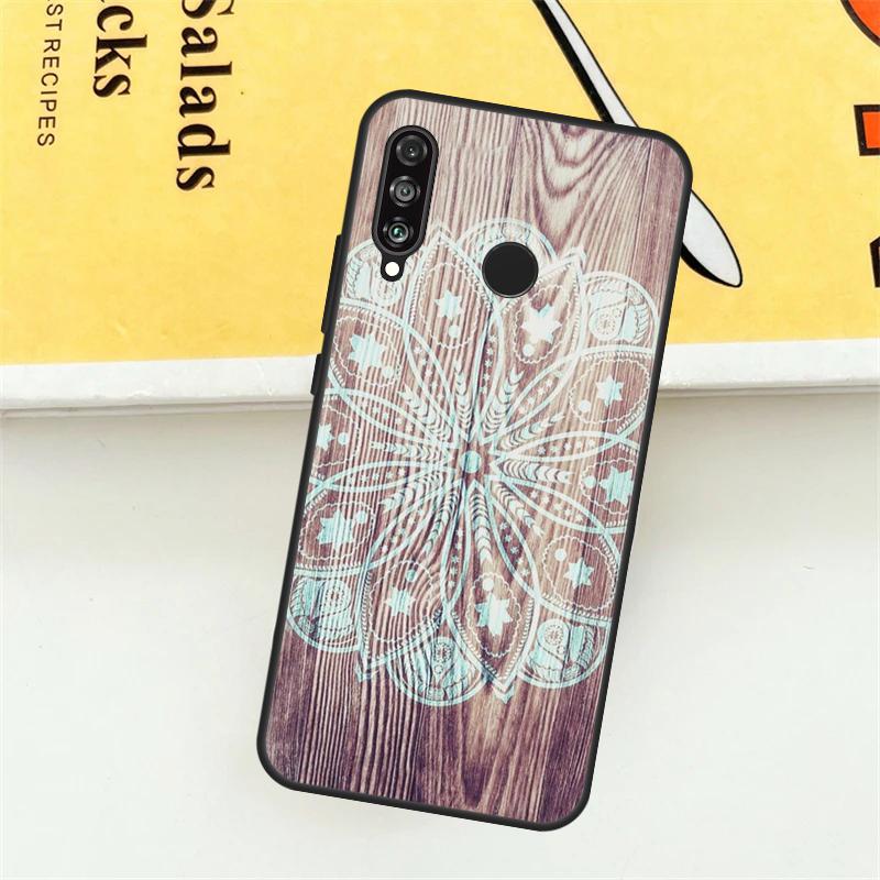 

Mandala Wood Floral Cover For Huawei Nova 5T 9 10 SE 11i 8i 7i 3i Y61 Y91 Y60 Y70 Y90 P20 P40 Lite P30 Pro Case Huawei P60 Pro