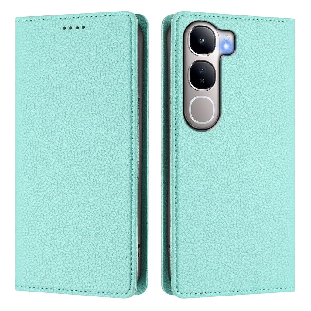For vivo V40 Lite 5G/vivo Y300 5G Wallet Case RFID Blocking Litchi Texture Leather Mobile Cover