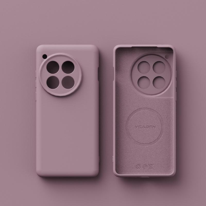 For Wireless Charging Magsafe Soft Liquid Silicone Phone Case For Oneplus 13 13R 12 Magnetic Slim Skin Protection Cover