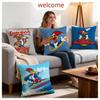 Cartoon Woody Woodpecker Cushion Cover 1Pcs Decorative Covers Soft Cushion Case For Sofa Couch Decor 40X40 45X45 Pillowcases