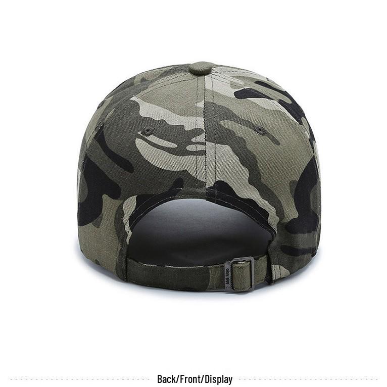 Unisex Camouflage Baseball Cap with Five-Star Embroidery - Tactical, Hiking, Fishing, Sunscreen Hat
