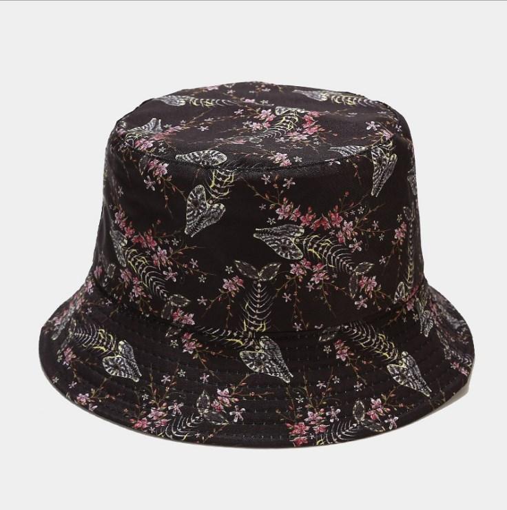 Xuancui Manufacture New Casual Floral Beach Summer Cap Printing Bucket Hat