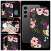 Etui z miękkiego TPU z nadrukiem kwiatów piwonii dla Samsunga Galaxy S25 S22 S23 S24 Ultra S24 FE A56 A55 A53 A54 A35 A15 A16 A36 5G