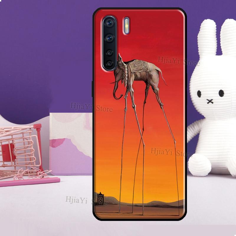 Salvador Dali Kunst Handyhülle Für OPPO A5 A9 A31 A53 S 2020 A94 A74 A54 A72 A52 A83 A91 A93 A15 Reno 5 Lite