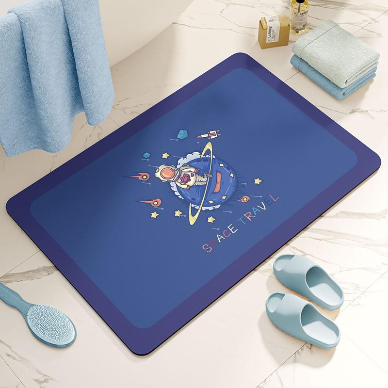 

Мультяшний М який Діатомовий Бруд Вбираючий Килимок Ванна Кімната Протиковзкий Туалет Двері Вбираючий Килимок Легко Сохне Спеціальний Протиковзкий Килимок Рукомийник 40 * 60cm