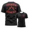 Askari Mannen Boksen Vechten T-shirt Zomer Sport Fitness Ademend Rond Hals Korte Mouw Top voor Buitentraining