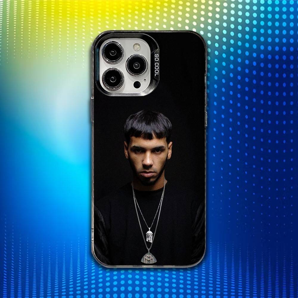 

A-Anuel AA Rapper Razones Phone Case For iPhone 16,15,14,13,12,11,Mini,Pro,SE,MAX White Matte Shockproof Cover iPhone11PRO
