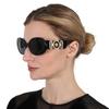Versace Dark Gray Oval Ladies Sunglasses Ve4426bu Gb1 87 54