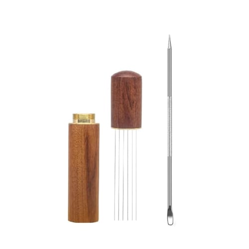 

Mcbridenty Espresso Dispenser Muddler Tool, 6-Needle Espresso Coffee Muddler, Espresso Muddler