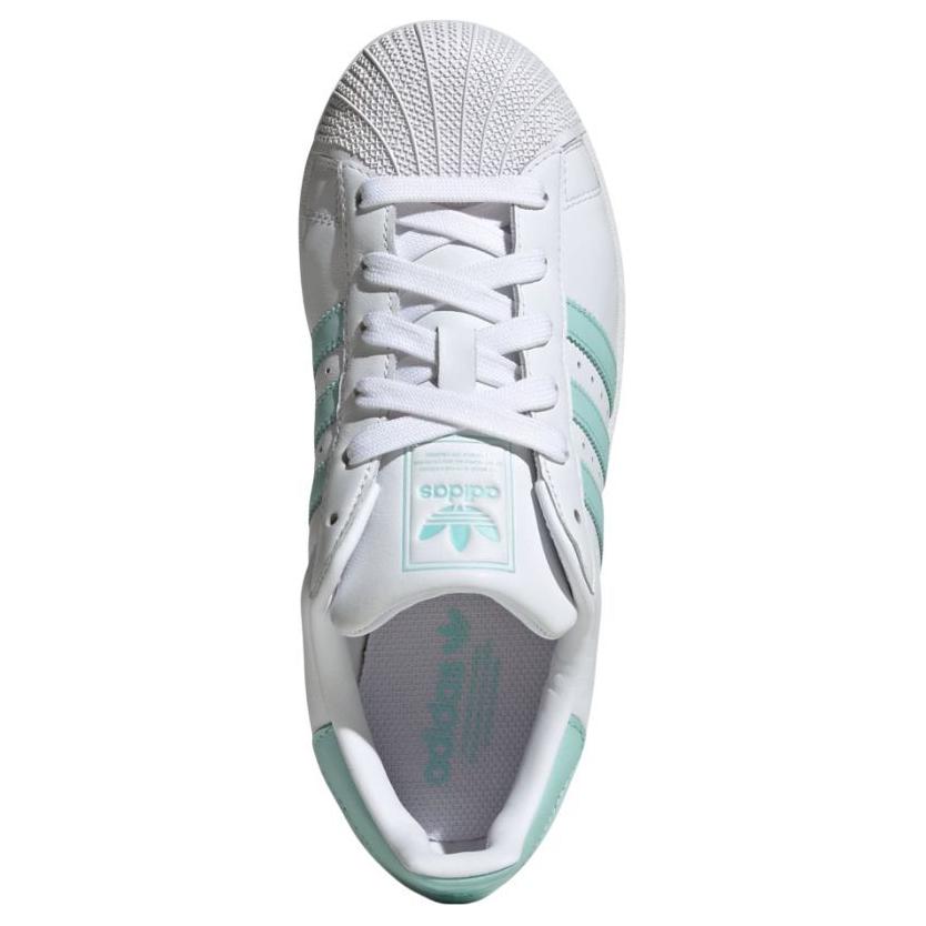 Adidas Superstar 2 White Semi Flash Aqua Women Sneakers Cloud-White Easy-Mint JH7060