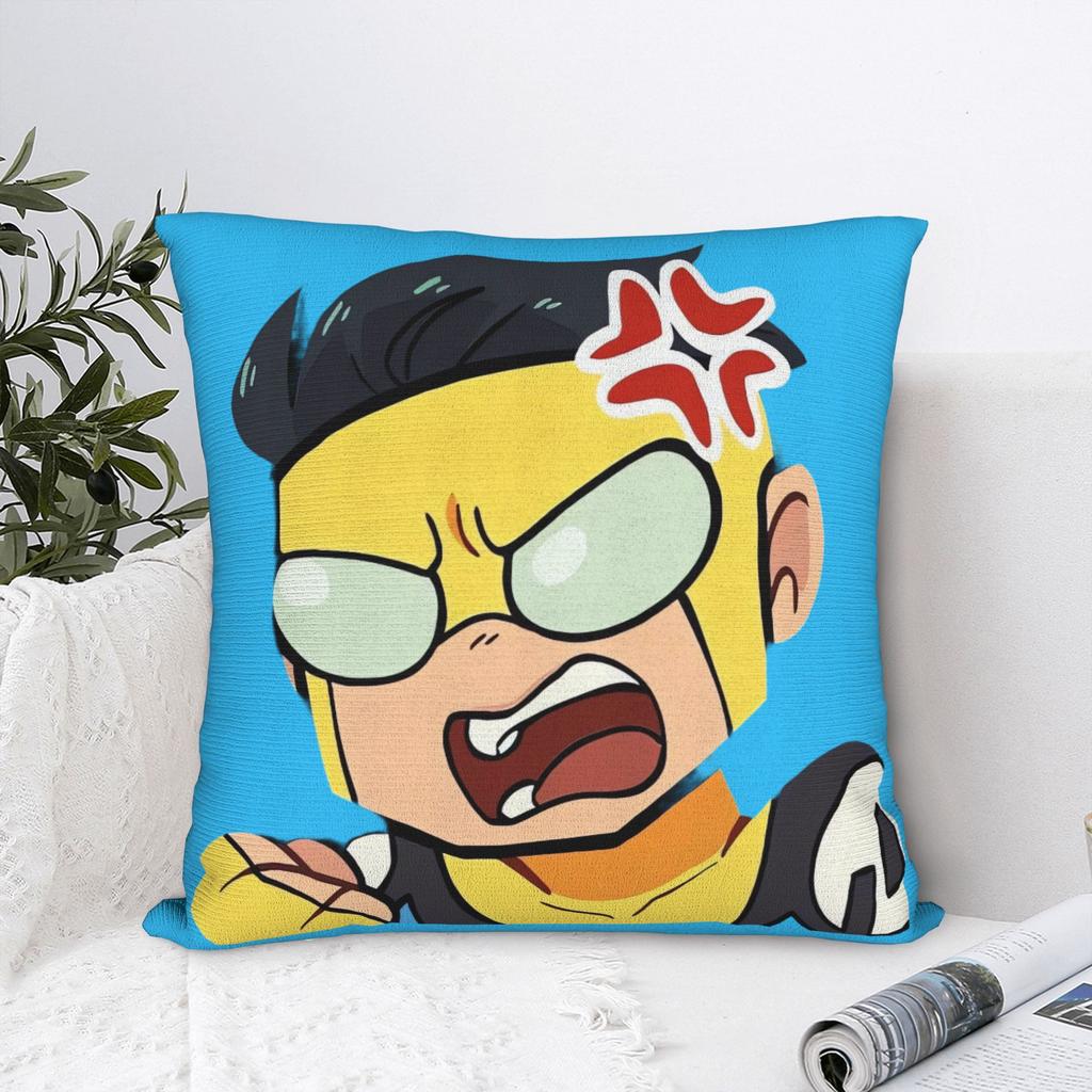 Anime Invincibles Pillow Case Funny Pillow Cover Graphic Pillowcases For Sofa Home Decor