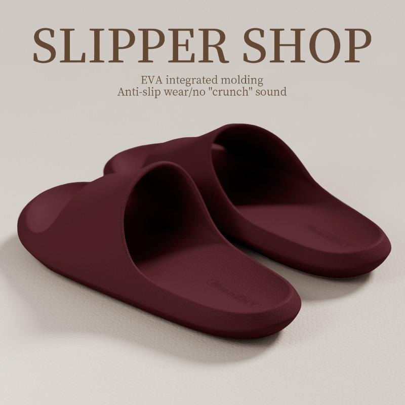 Slippers Women's Summer Indoor Home Simple Soft Bottom Non-slip Bathroom Bath Household Cool Slippers Men