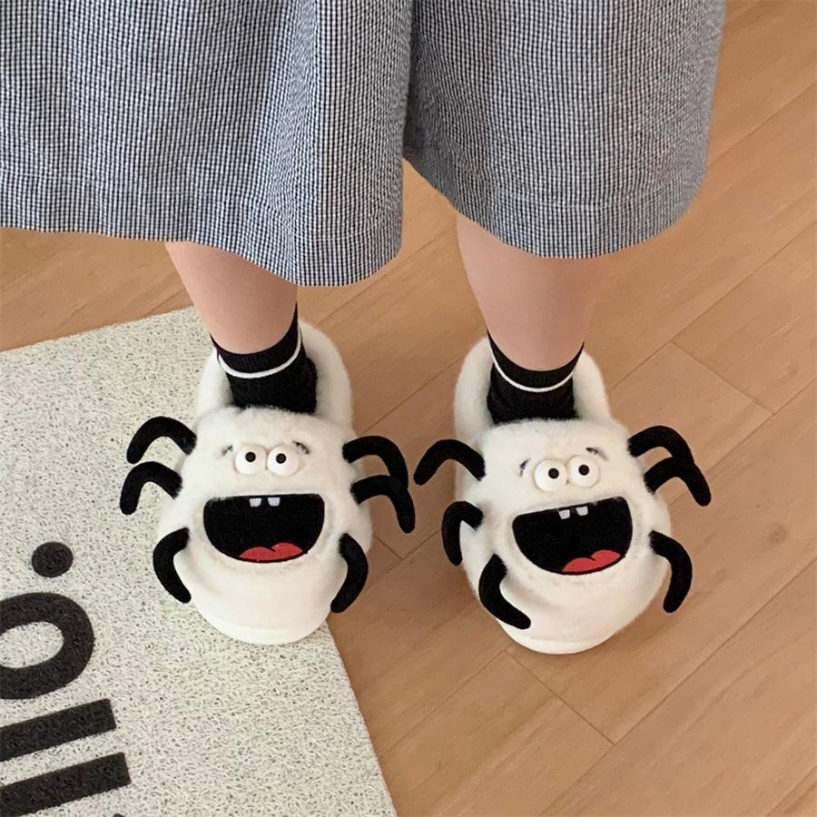 Mode Neu blau Spinne Hausschuhe Damen lustig Tier Slipper Damen kreativ Cosplay Hausschuh Haus warme Schuhe Unisex Slipper