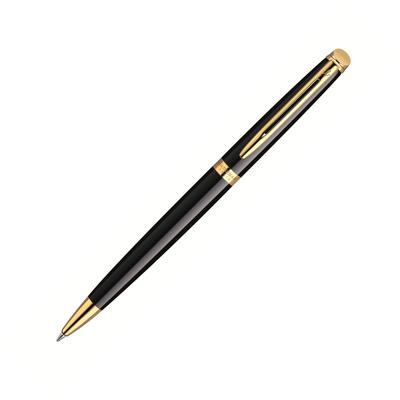 Waterman Metropolitan Essential Black GT Ballpoint Pen, Oil-Based, S2259312, Officially Imported
