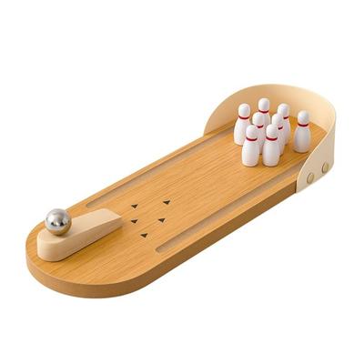 Mini Wooden Bowling Set - SHOP-STORY - BOWLINGO - 28.5 Cm - For Children and Adults - Indoor