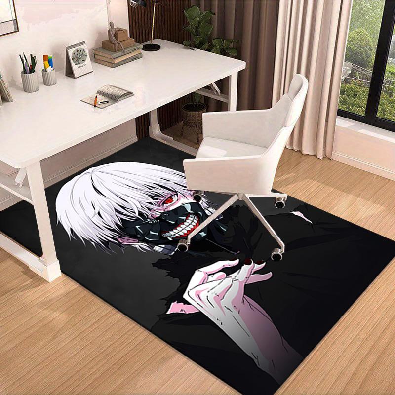 Tokyo Ghoul Kaneki's Struggle Area Rug Office rug, Chair Rug, Decor Carpet Livingroom bedroom Mat, Large Size Fan gifts Christmas gifts