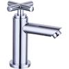 Robinet Lavabo SCHÜTTE Sarto - Eau Froide - Cartouche 25mm - Poignée En Métal - Garantie 3 Ans