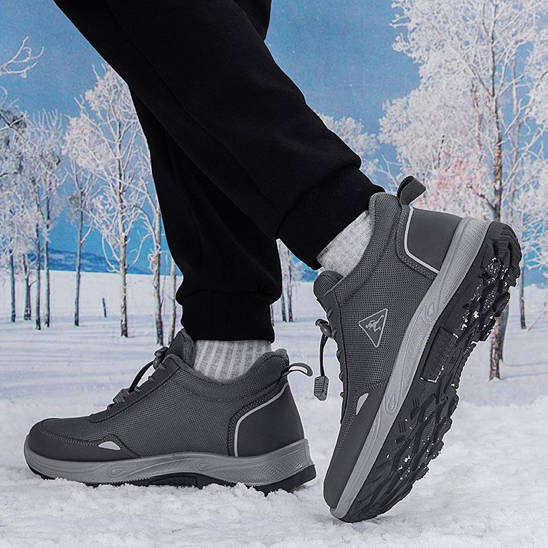 Winter High-top Velvet Warm Sports Mother Shoes Non-slip Two Cotton Shoes Medium Thickened Snow Boots