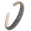 Shimmering Dark Rhinestones Headpiece Lightweight Headbands Adjustable Design For Celebrations Professional Use