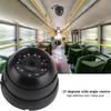 1080p CCTV Dome Camera AHD Camera Surveillance NTSC System for Bus Boat Car (Black ) Black