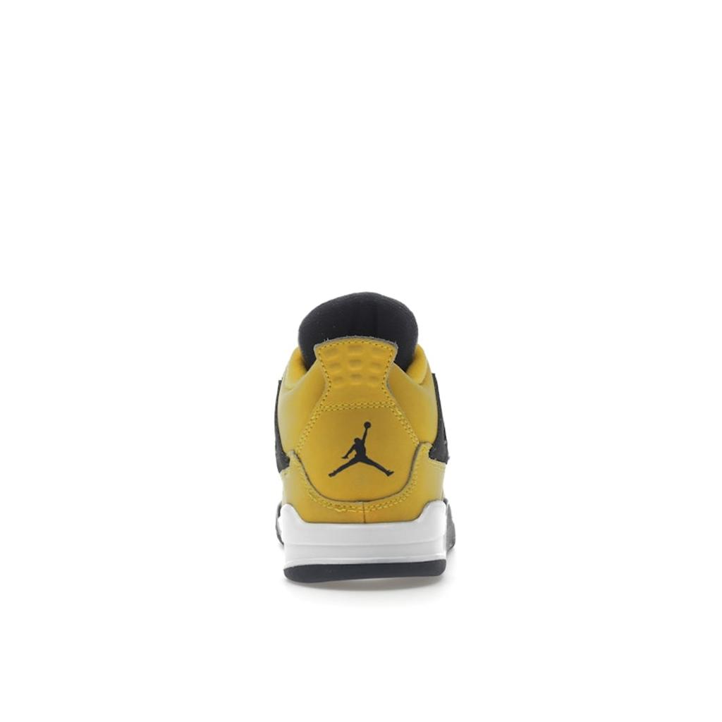 Air Jordan 4 Retro PS Lightning 2021 Kids Sneakers Yellow Tour-Yellow Multi-Color BQ7669-700