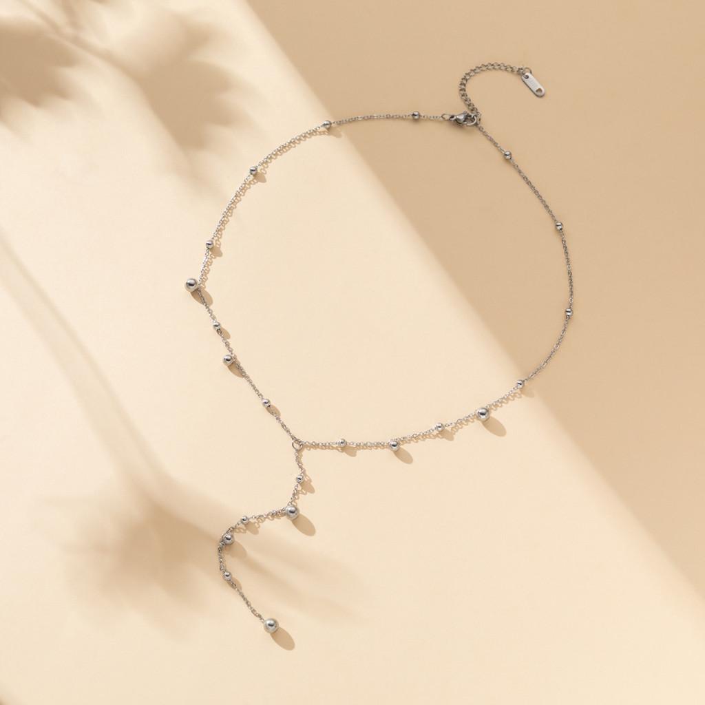 Stunning 2024 Fashionable 18k Gold Plated Geometric Tassel Pendant Necklace