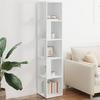 VidaXL Corner Cabinet White 33x33x164.5 Cm Chipboard