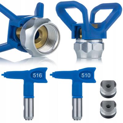 SpraySet ProFFLP 510 + 516 + Głowica RAC X – Zestaw Dysz Malarskich SoftFlow | Niskociśnieniowe | Kompatybilne Z Graco | HQ