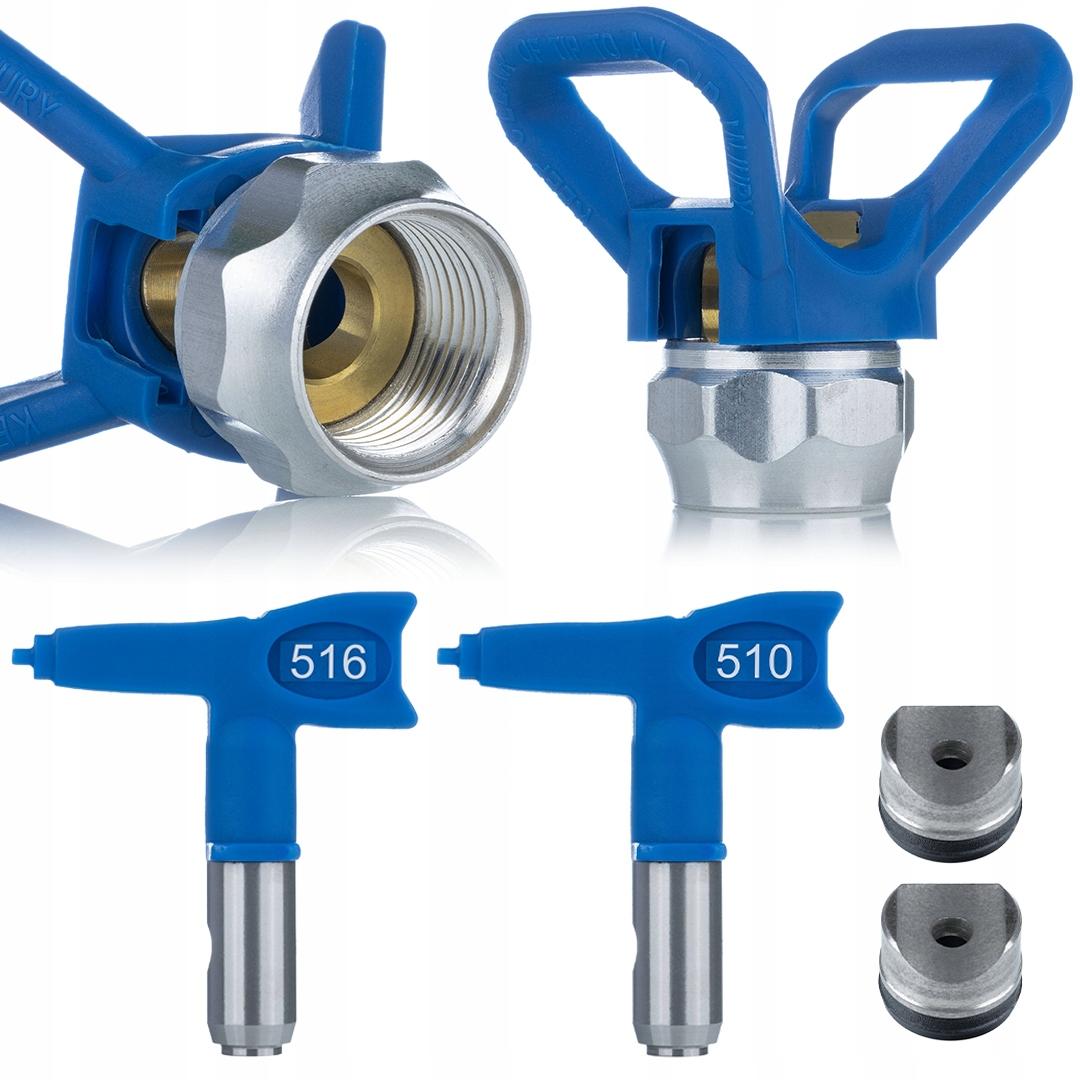 

Rosfix SpraySet ProFFLP 510 + 516 + Głowica RAC X – Zestaw Dysz Malarskich SoftFlow | Niskociśnieniowe | Kompatybilne z Graco | HQ