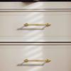 Antique Brass Brushed Kitchen Cabinet Handles,Vintage Retro Cabinet Pulls Kitchen Cabinet Hardware for Cupboard Drawer Pulls