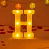 Alphabet Letter LED Lights Luminous Number Lamp Decor Battery Night Light for Home Wedding Birthday Christmas Party Decoration KTY