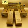 New Gold Butter Stick Squishy Slow  Rebound for Decompression Stress Relief Gold Bar Squeeze Relief Fidget for Party Gift Favors