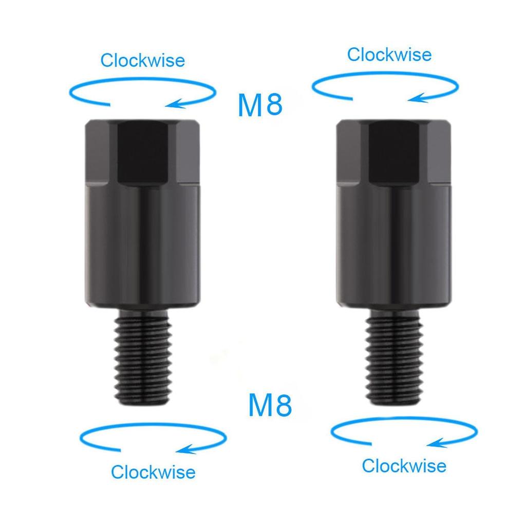 Motorcycle Mirror Screw, Motorcycle Mirror Mount Adapter - 1PC Electric Car Rearview Mirror and