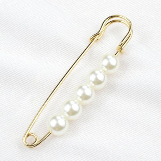 Bezpečnostní brož Jemné zpracování Prevence expozice Atraktivní Faux Pearl Women Safety