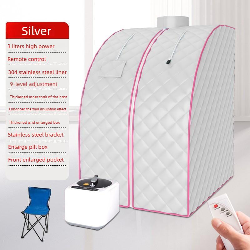 Portable Folding Sweat Steamer Whole Body Steam Cycle Sauna Bath Box Household Portable Steam Sauna Kit