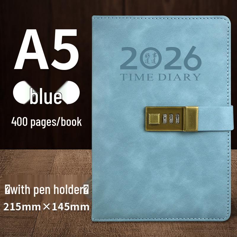 

Ежедневник для управления временем и самодисциплины на 2026 год с пользовательским логотипом