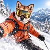Soft Elastic Fabric Animal Face Ski Mask Vivid Animal Prints Animal Prints Mask  Outdoor Activities