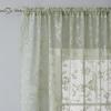 Retro Grün Spitze Stickerei Kleine Blumenfragmente Durchsichtiger Tüll Vorhang für Wohnzimmer Schlafzimmer Tür Fenster Vorhang Schlafzimmer Wohnzimmer Zuhause