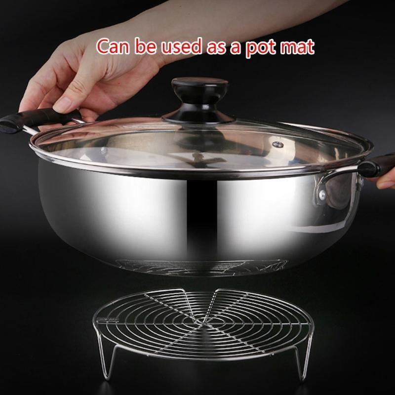 Versatile Stainless Steel Steaming Rack Steamers Basket Steaming Stand for Kitchen and Culinary Enthusiasts
