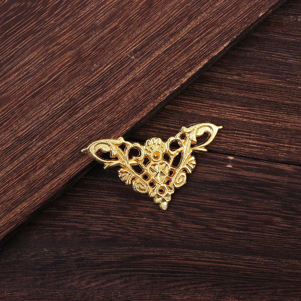 Decor Feet Leg Edge Corner Decorative Protector Furniture Hardware Scrapbook Album Corner Brackets