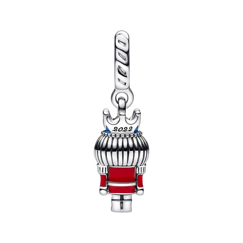 Pandora Nutcracker sterling silver enamel pendant women's silver 792331C01