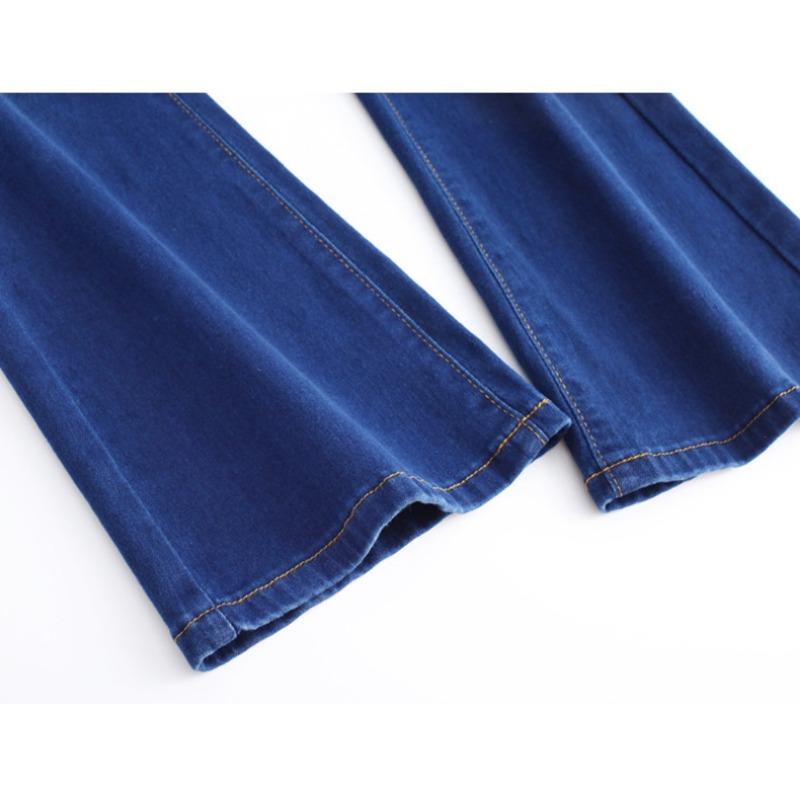 Micro-flared Stretch Jeans High-waisted Flared Slim Casual Pants for Women