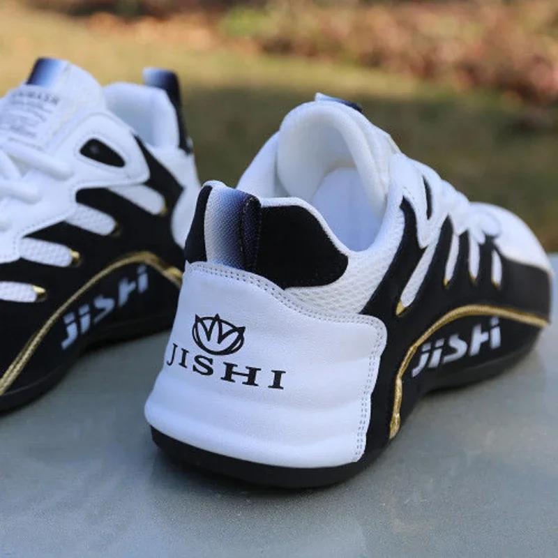 Herren Freizeitschuhe Herren Herbstmode Mesh Atmungsaktiv Leichte Freizeitschuhe Neue Bequeme Wohnungen mit weicher Unterseite Schnürschuhe