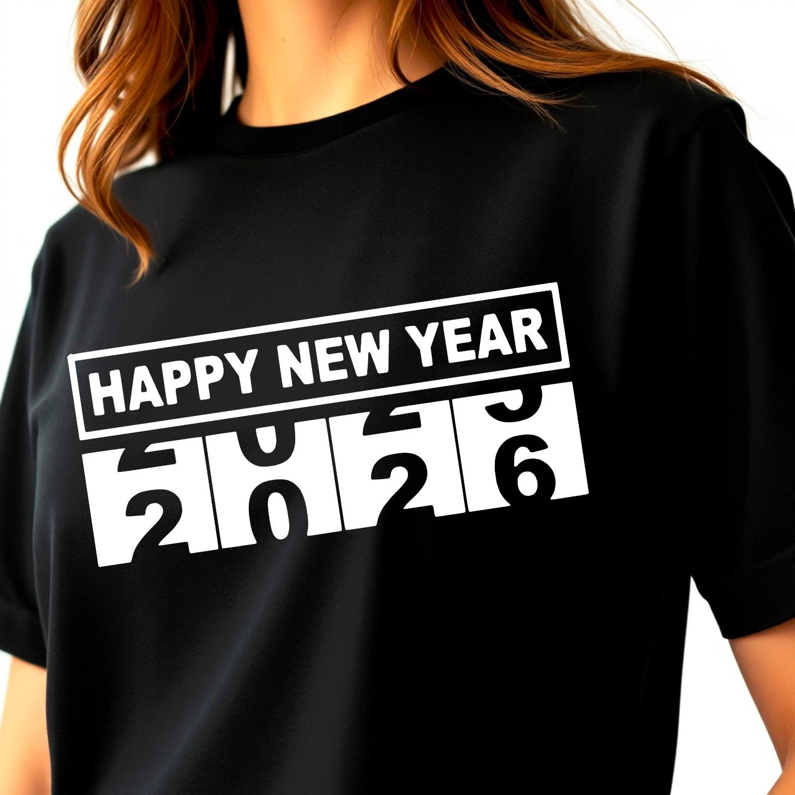 HAPPY NEW YEAR Men T Shirt Firework New Year s Eve Party Festive Unisex Top Tee M