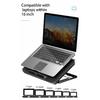 New Laptop Cooler Dual Turbo Lifting Bracket Folding Storage Air-cooled Desktop Computer Cooling High-speed Cooling Base Bracket